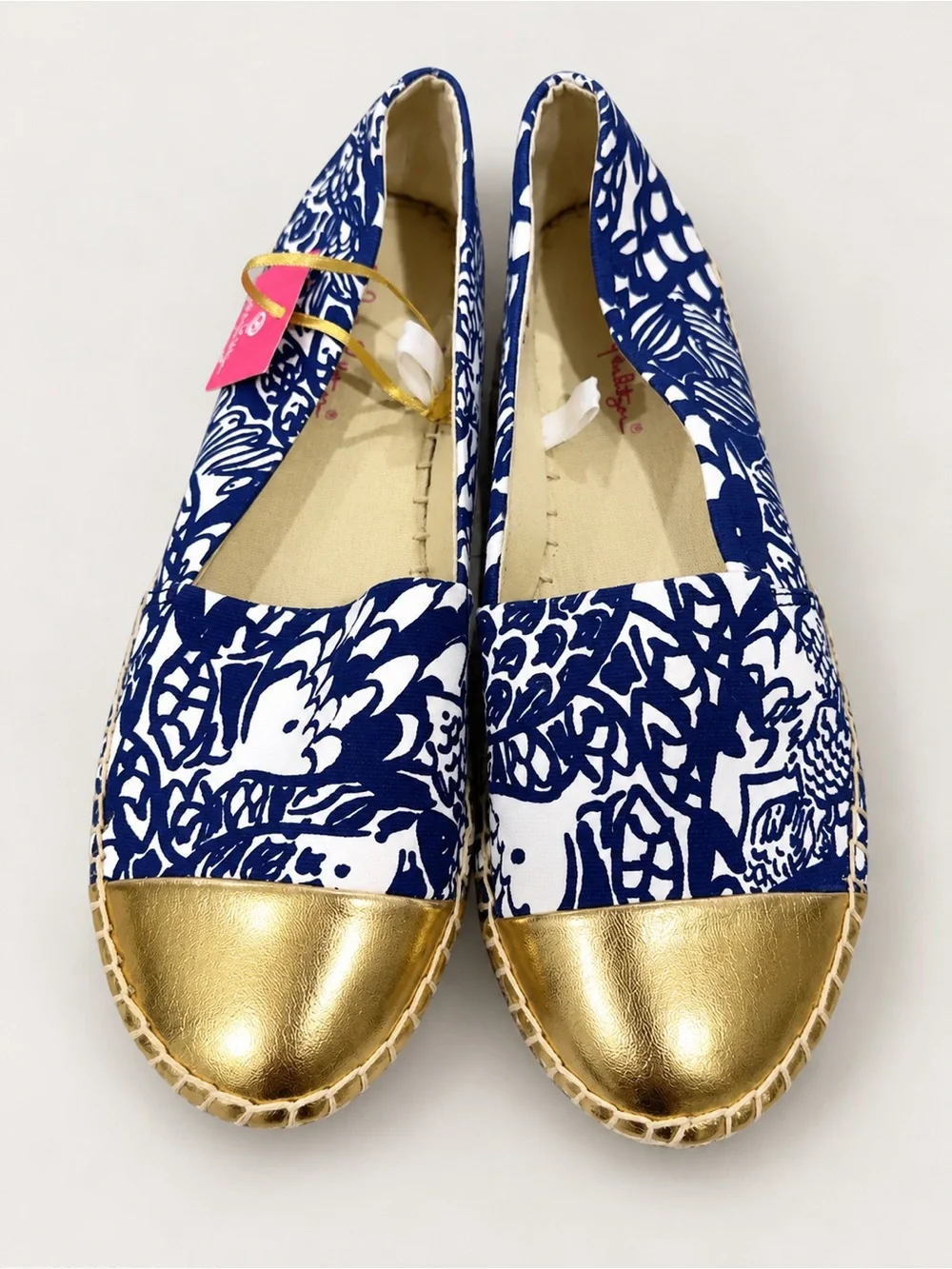 NWT Lilly Pulitzer X Target Espadrille Flats Upstream Print Women’s Size 7